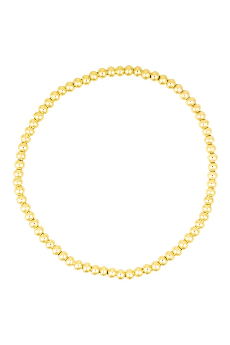 Set of 3 Stretch Ball Bracelets, Alternate, color, GOLD