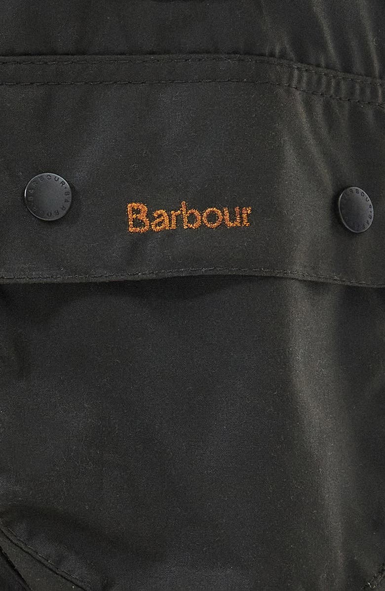 Barbour Kids' Beaufort Water Resistant Waxed Jacket, Alternate, color, 