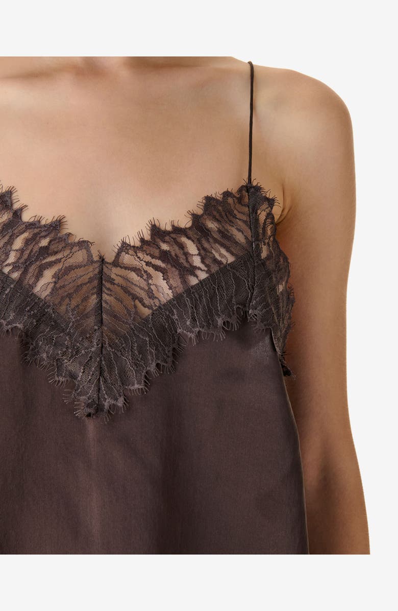IRO Newin Lace Cami, Alternate, color, Mocha