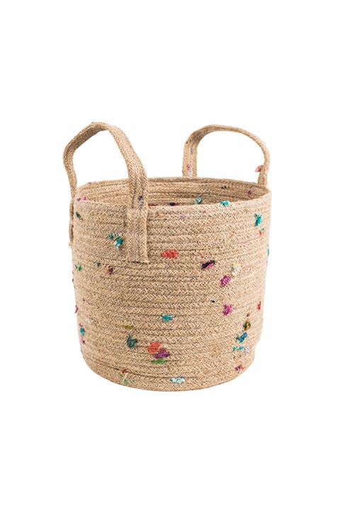 Bright Bits Jute Basket