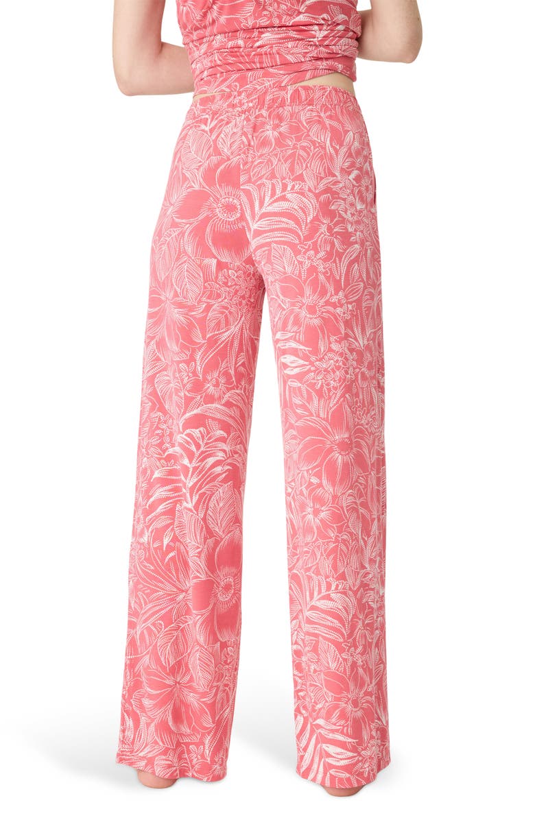 PJ Salvage Lazy Days Pajama Pants, Alternate, color, Deep Rose