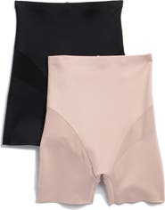 SKINNY GIRL Assorted 2-Pack High Waist Scuba Knit Bike Shorts