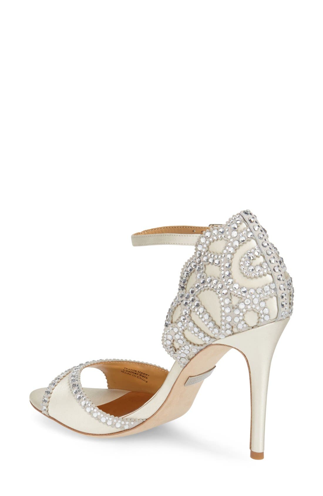 Roxy Sandal, Alternate, color, IVORY SATIN