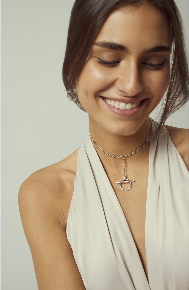 CXC Origins Mini Necklace, Alternate, color, Silver