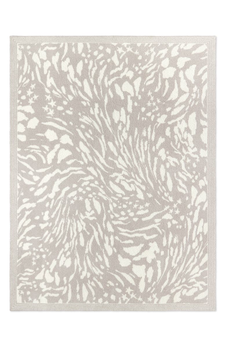 Barefoot Dreams<sup>®</sup> CozyChic<sup>©</sup> Star Animal Throw Blanket, Alternate, color, Cream-Sandstone