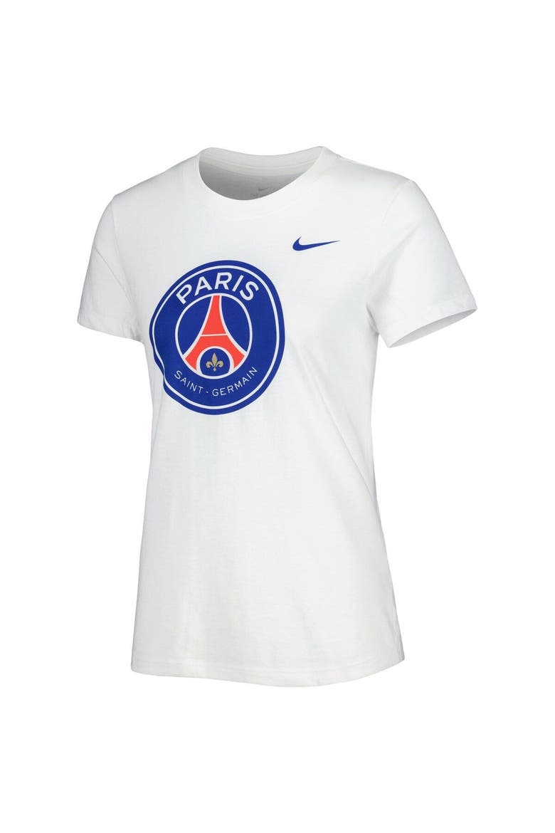 Women's Nike White Paris Saint-Germain Club Crest T-Shirt, Alternate, color, White