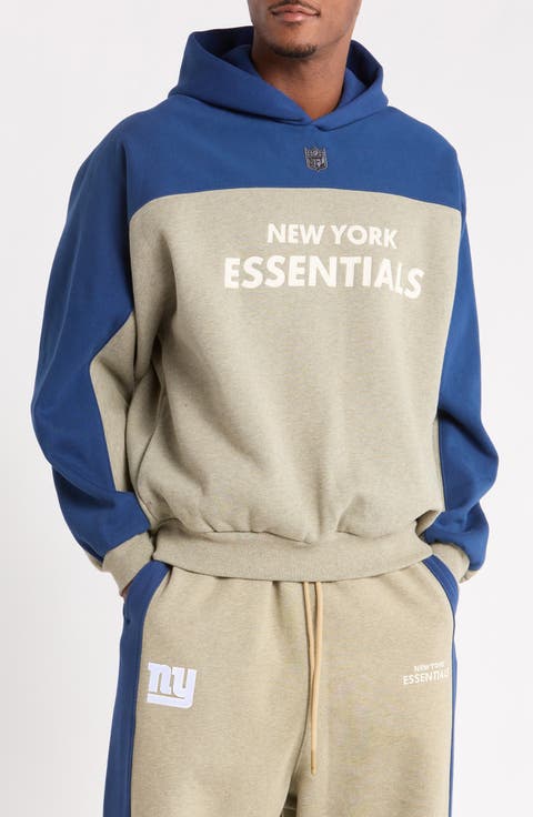 New York Giants 90s Relaxed Colorblock Hoodie