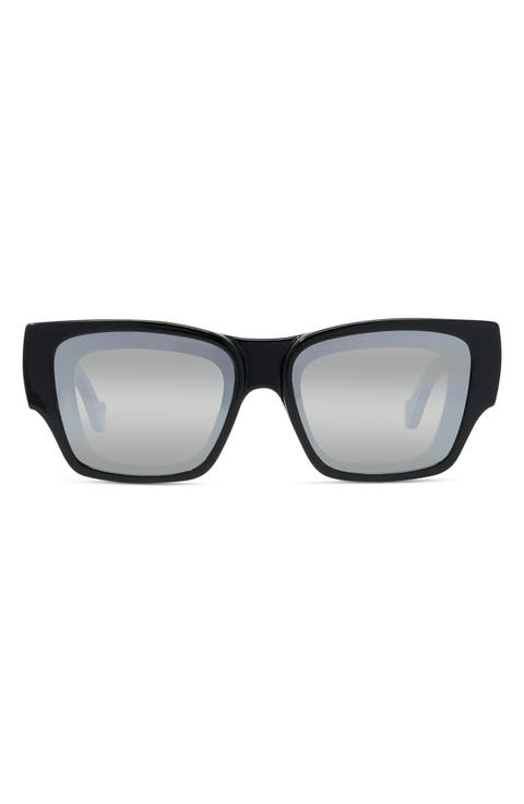 Signature 56mm Rectangular Sunglasses