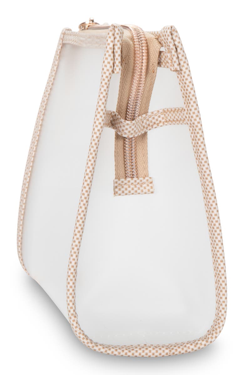 Stephanie Johnson Medium Zip Cosmetic, Alternate, color, White