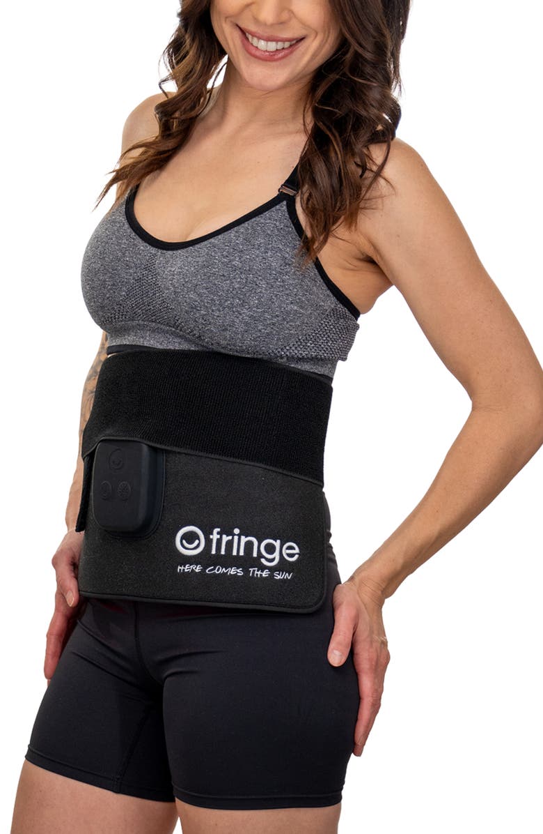 fringe Red Light Therapy Wrap, Alternate, color, Black