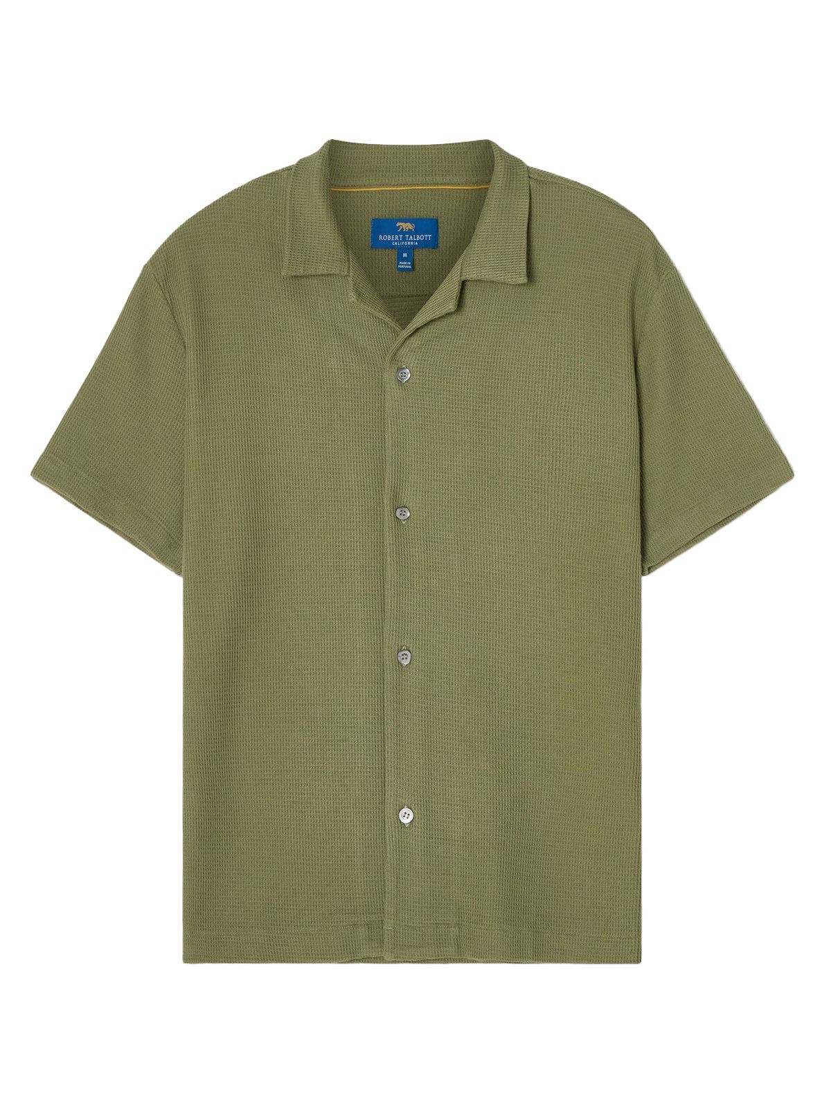 Williams Waffle Knit Camp Shirt - image 2