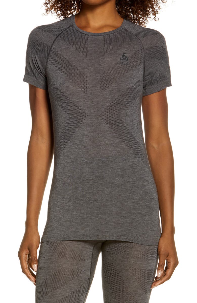 Odlo Women's Natural + Kinship Light Base Layer T-Shirt, Main, color, 