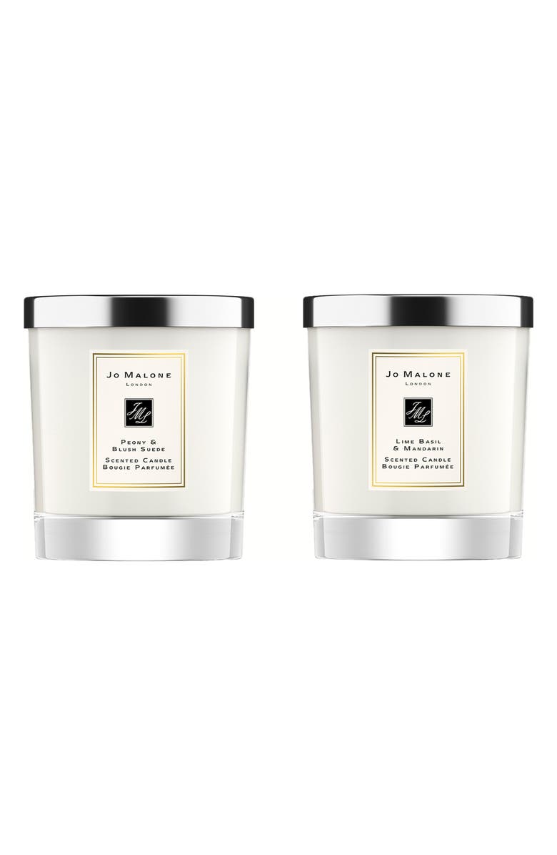 Jo Malone London<sup>™</sup> Peony & Blush Suede and Lime Basil & Mandarin Candle Set-$140 Value, Alternate, color,