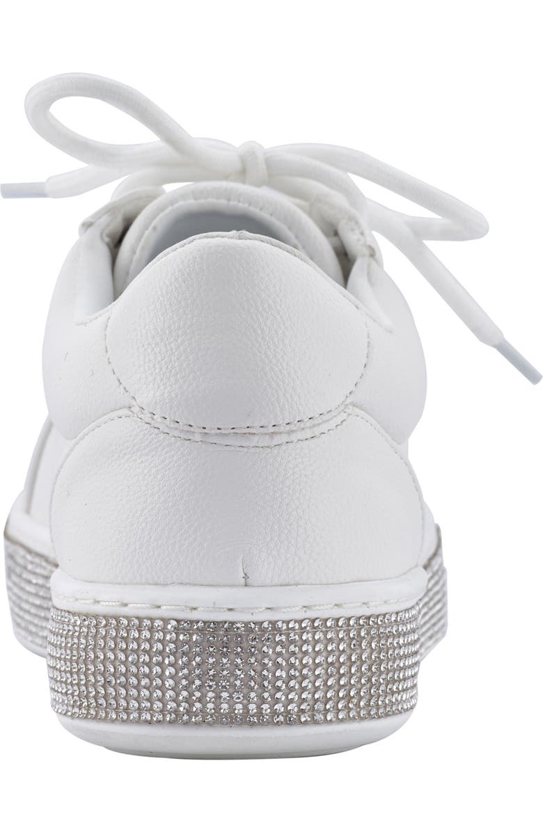 LADY COUTURE Legend Rhinestone Sneaker, Alternate, color, White