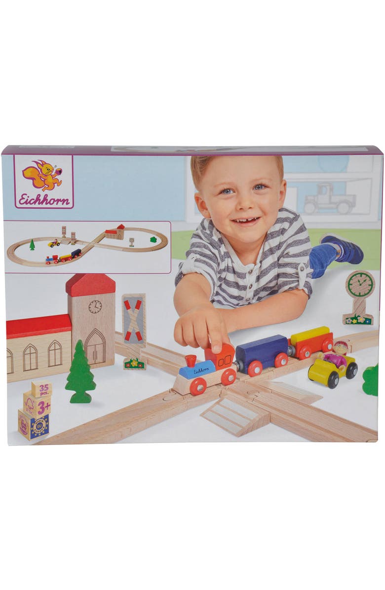 Simba Toys Train Wooden Figure of Eight Railway, Alternate, color,