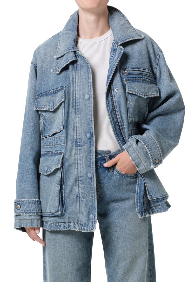 Aubrey Denim Jacket, Main, color, CONCLUSION INDIGO