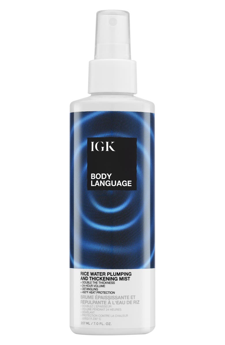 IGK Body Language Rice Water Plumping Thickening Mist, Main, color, 