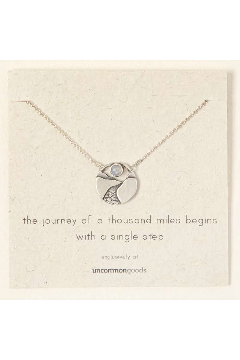 Follow Your Own Path Necklace by Britta Ambauen, Main, color, Silver