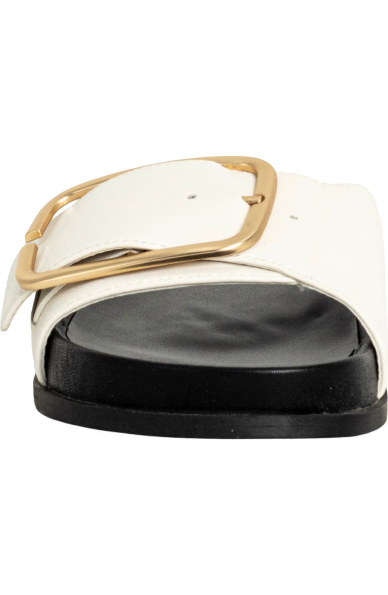 SHUSHOP Delphine Slide Sandal, Alternate, color, Black And White