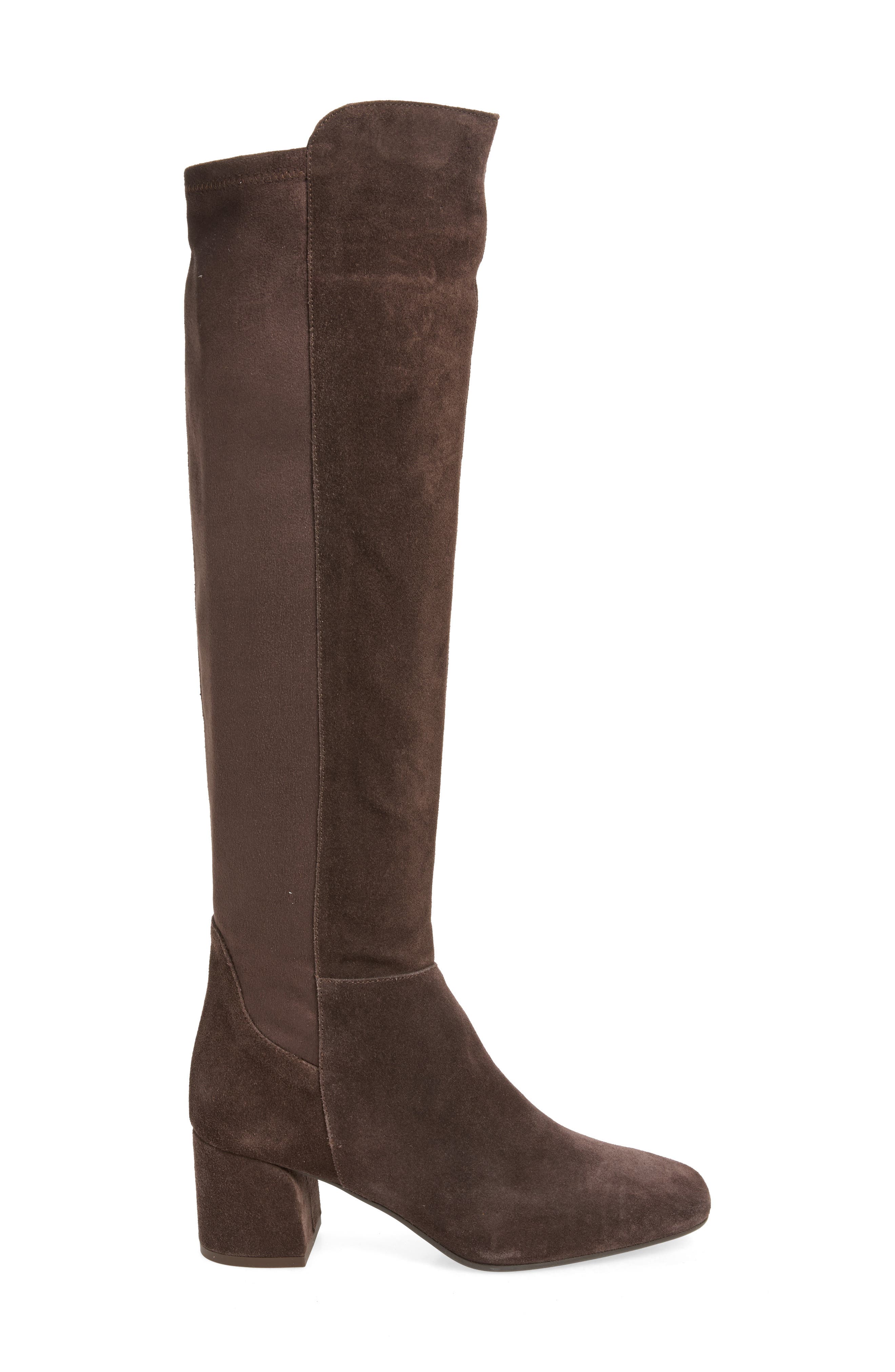 Brandice Over the Knee Boot, Alternate, color, CHOCOLATE BROWN SUEDE