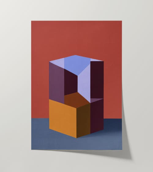 Forma Art Studio Form And Structure No. 07 Geometric Abstract Art Print In Multi