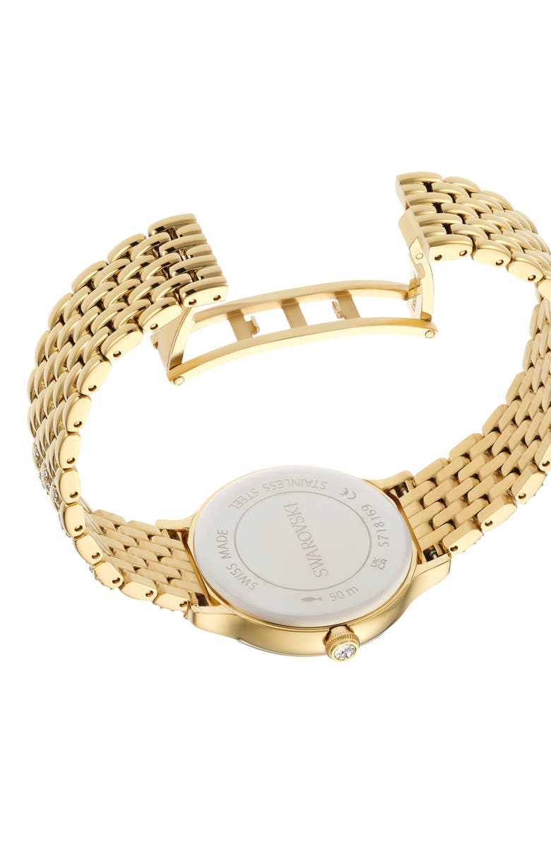 Swarovski Imber Bracelet Watch, 31mm, Alternate, color, Gold