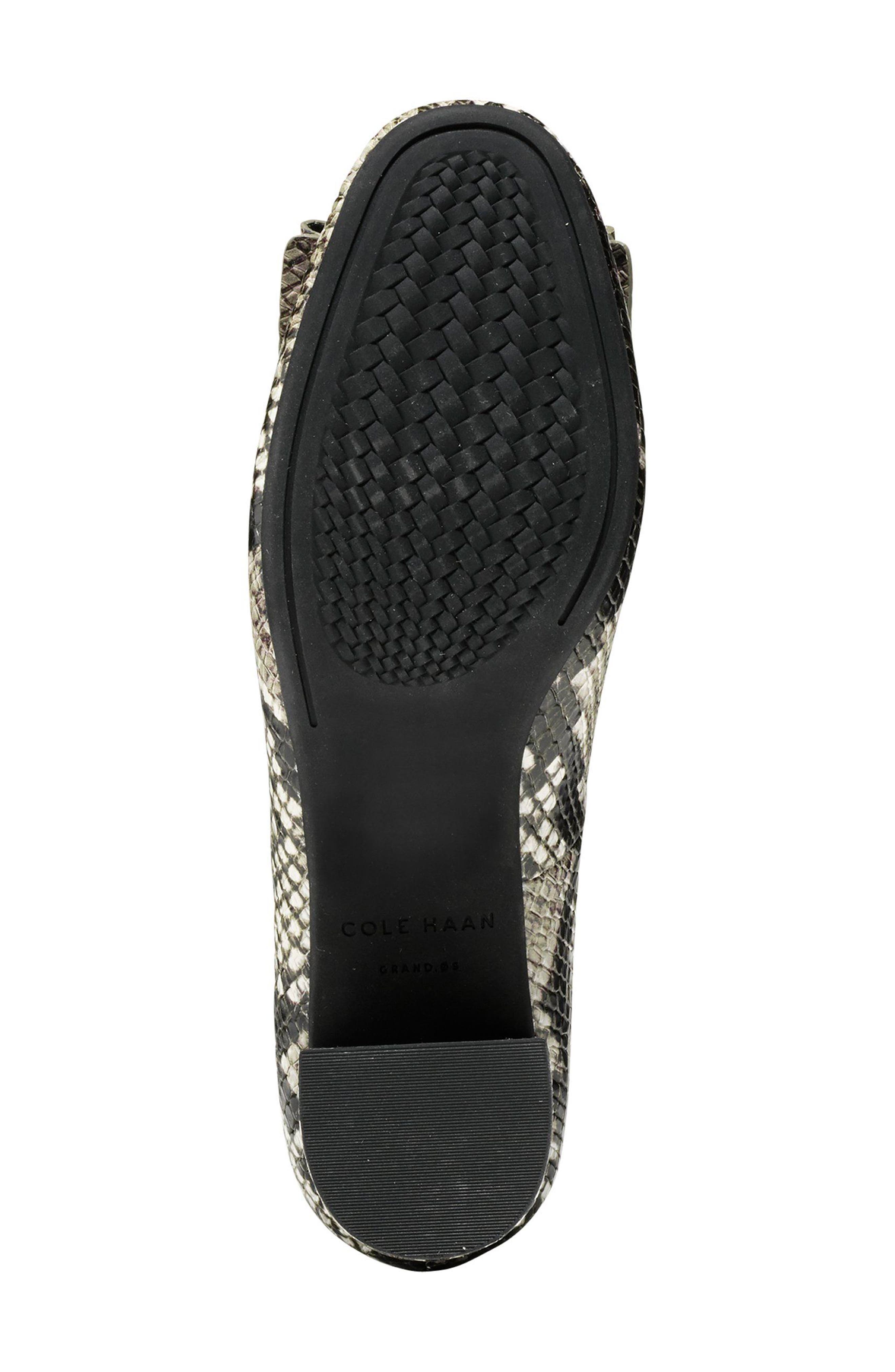 Tali Bow Pump, Alternate, color, BEIGE SNAKE PRINT LEATHER