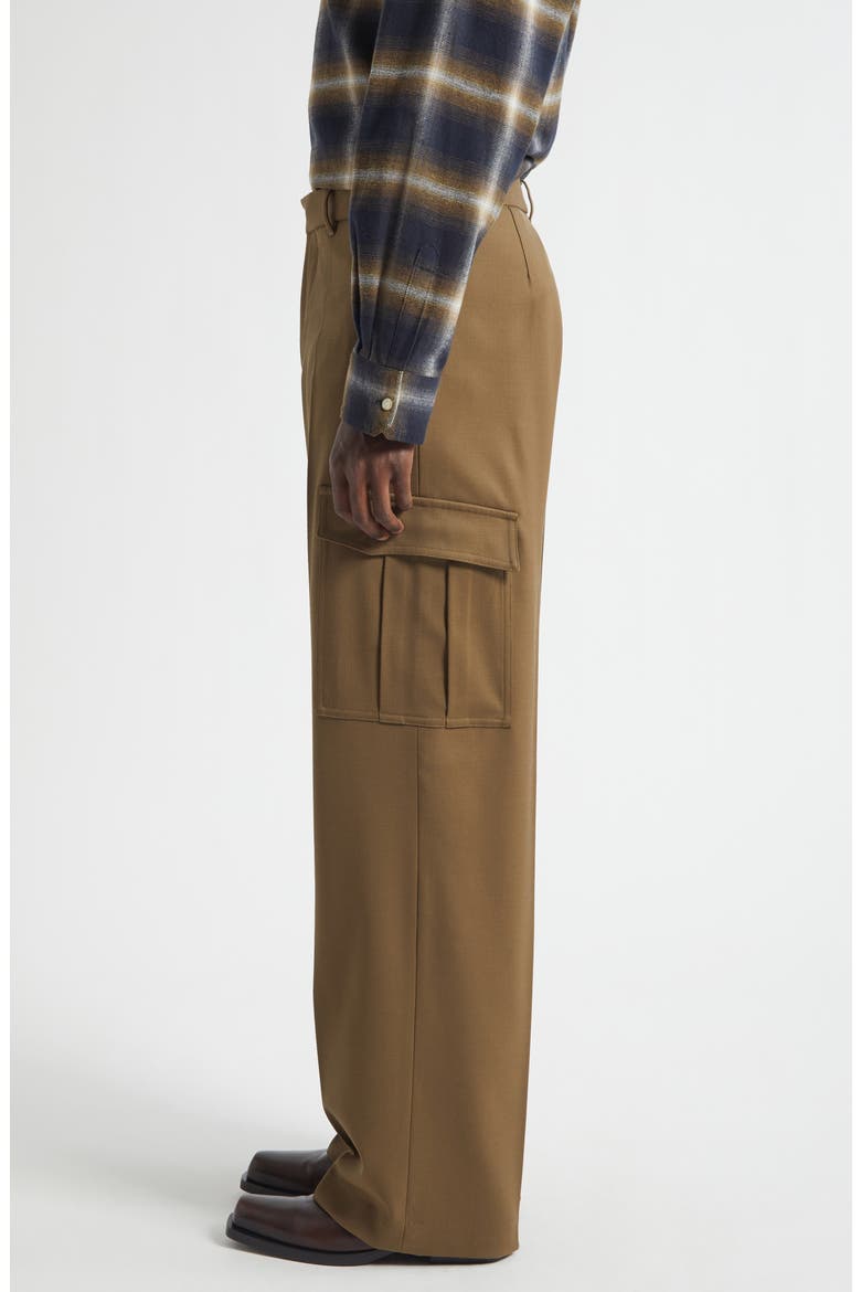 Baja Wool Cargo Pants, Alternate, color, GREEN
