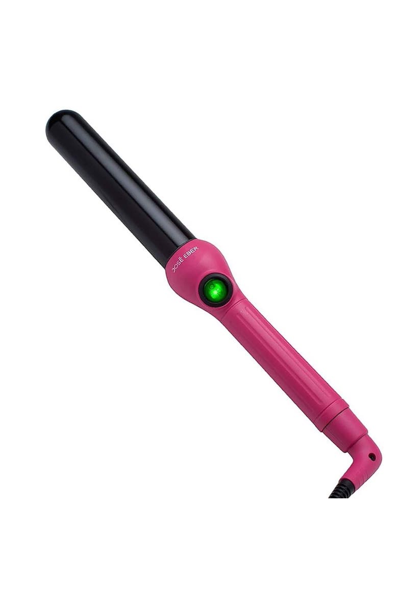 Clipless Curling Iron 1", Main, color, Pink