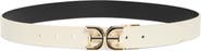 Sam Edelman Monogram Swivel Leather Belt