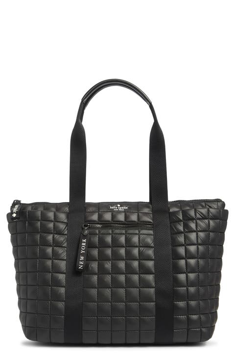 camden x-large quilted tote bag