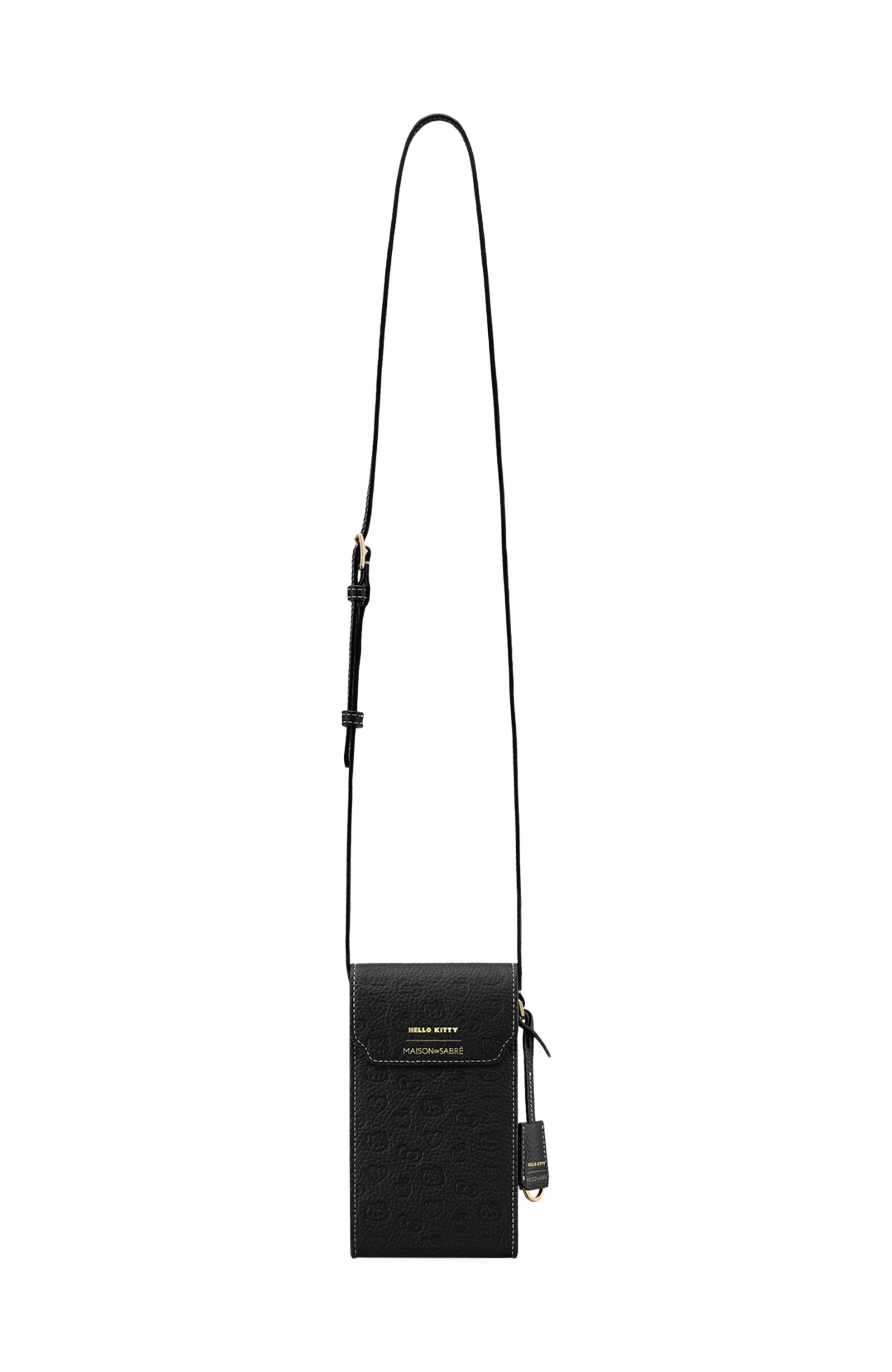 MAISON de SABRÉ Leather Phone Pouch, Alternate, color, 
