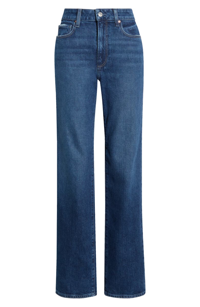 PAIGE Stevie High Waist Straight Leg Jeans, Alternate, color, Sound Check