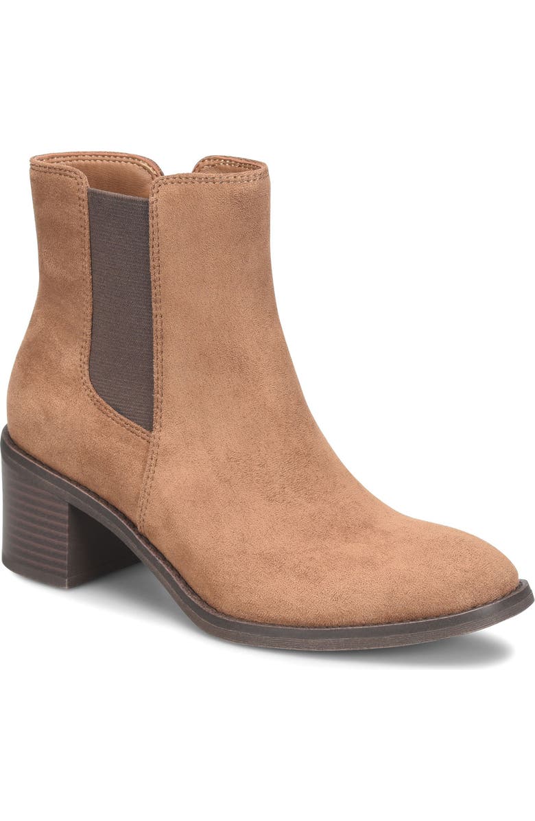 EUROSOFT Hazel Side Zip Bootie, Main, color, Luggage