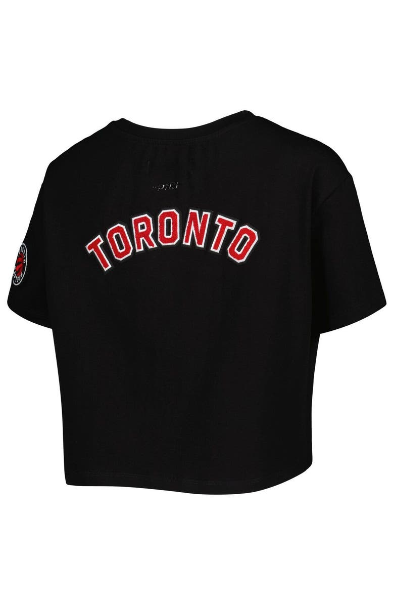 PRO STANDARD Women's Pro Standard Black Toronto Raptors Classics Boxy T-Shirt, Alternate, color, Black