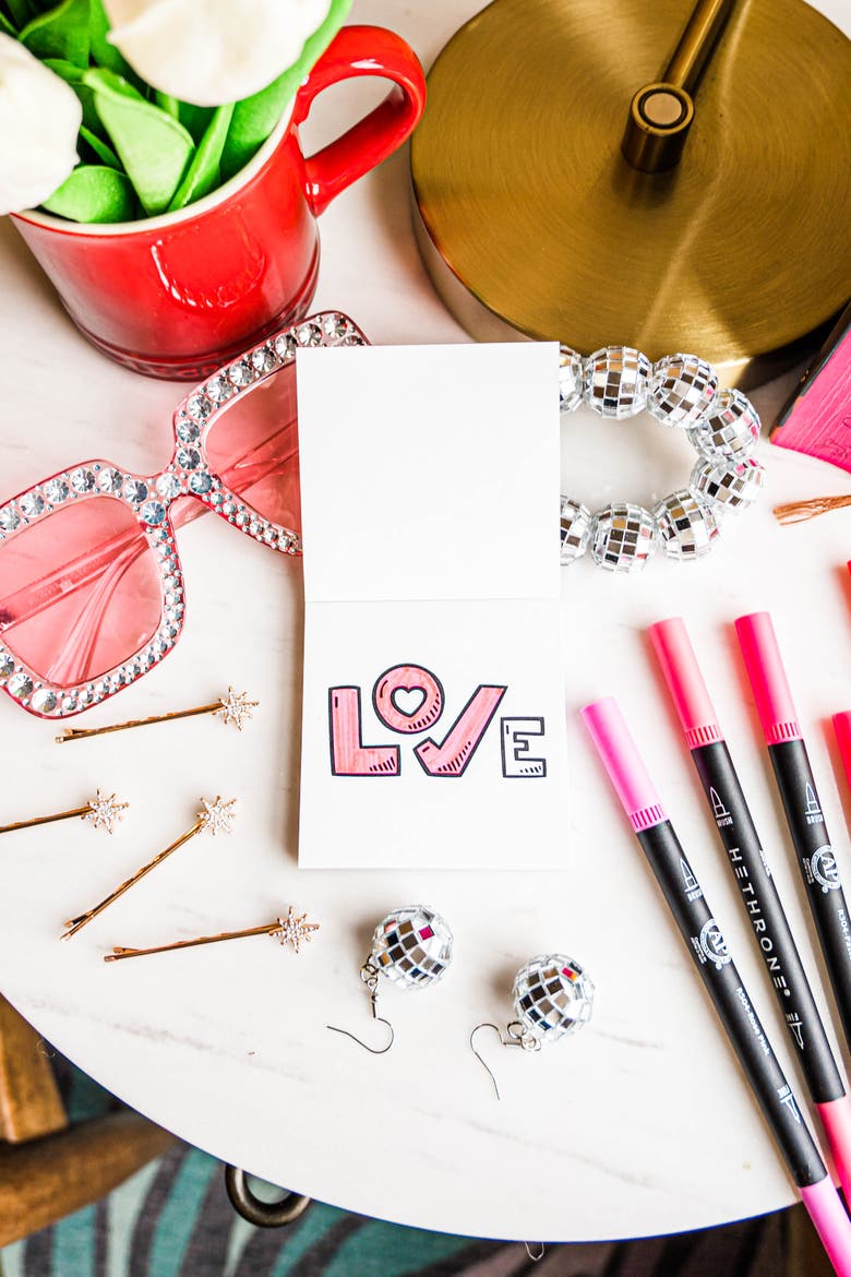 Creative Adult Coloring Bundle, Alternate, color, Valentine
