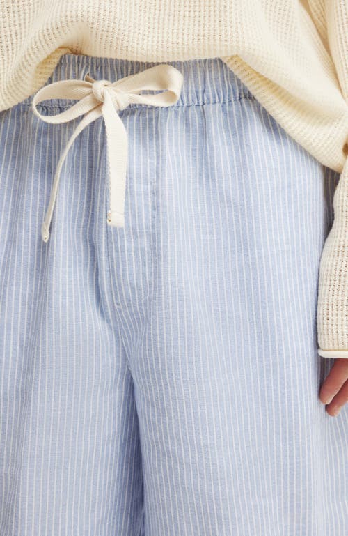 Cotton On Baggy Linen Short In Blue