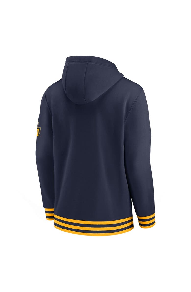 Nike Men's Nike Navy West Virginia Mountaineers Legacy Retro Pullover Hoodie, Alternate, color, 
