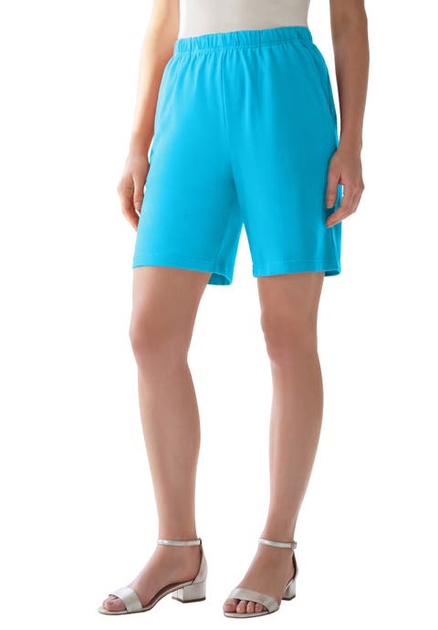 Plus Size Soft Knit Pull On Short