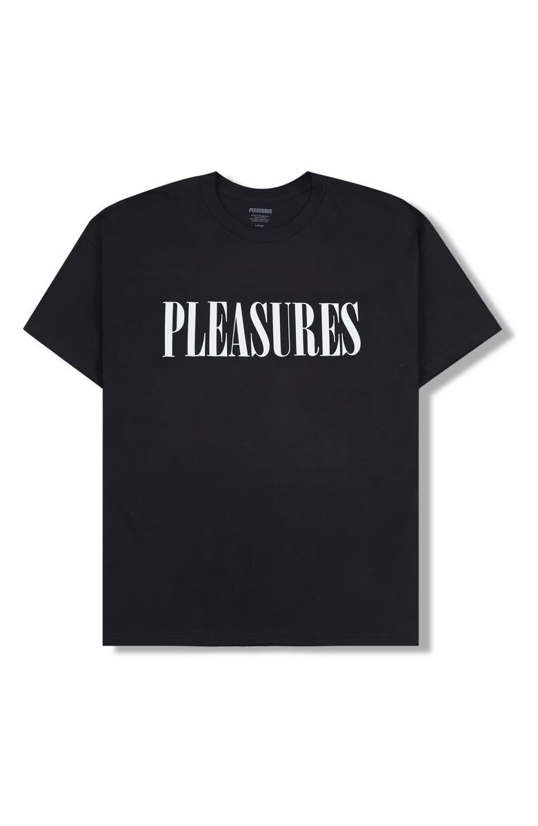 PLEASURES Onyx Logo Graphic T-Shirt, Alternate, color, 
