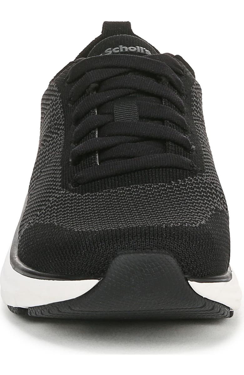 Dr. Scholl's Feel Support Knit Lace-Up Sneaker (Women) - Wide Width Available, Alternate, color, Black