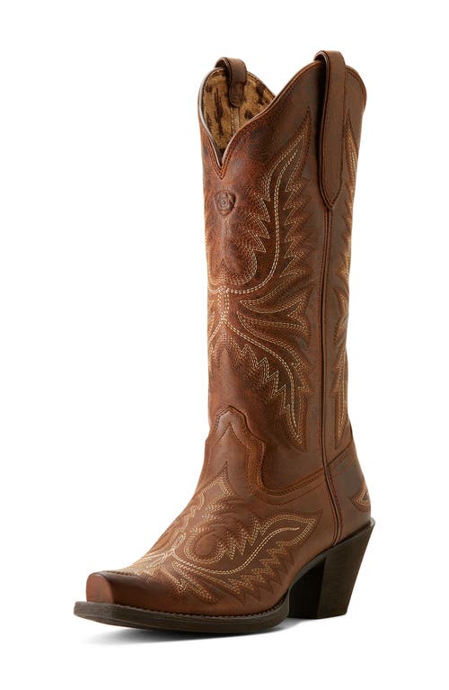 Ariat Round Up Collins Western Boot In Brown