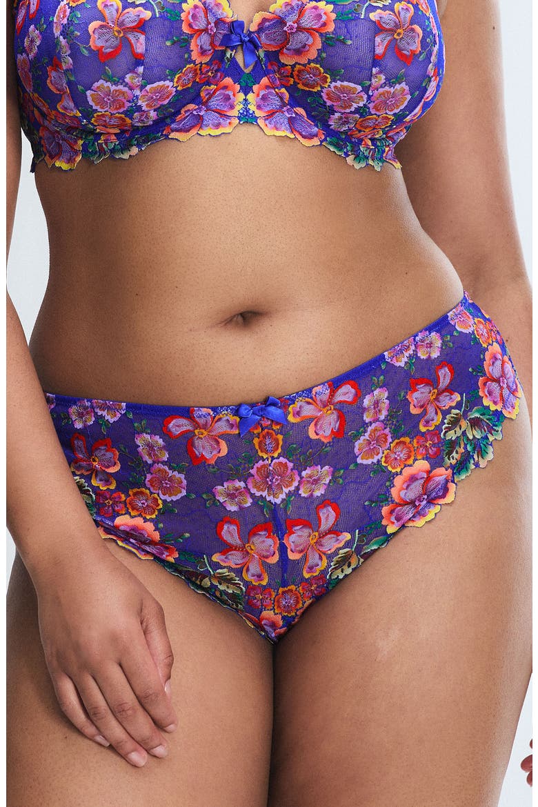 Sunchaser Lace Cheeky Briefs, Alternate, color, RENDEZVOUS BLUE