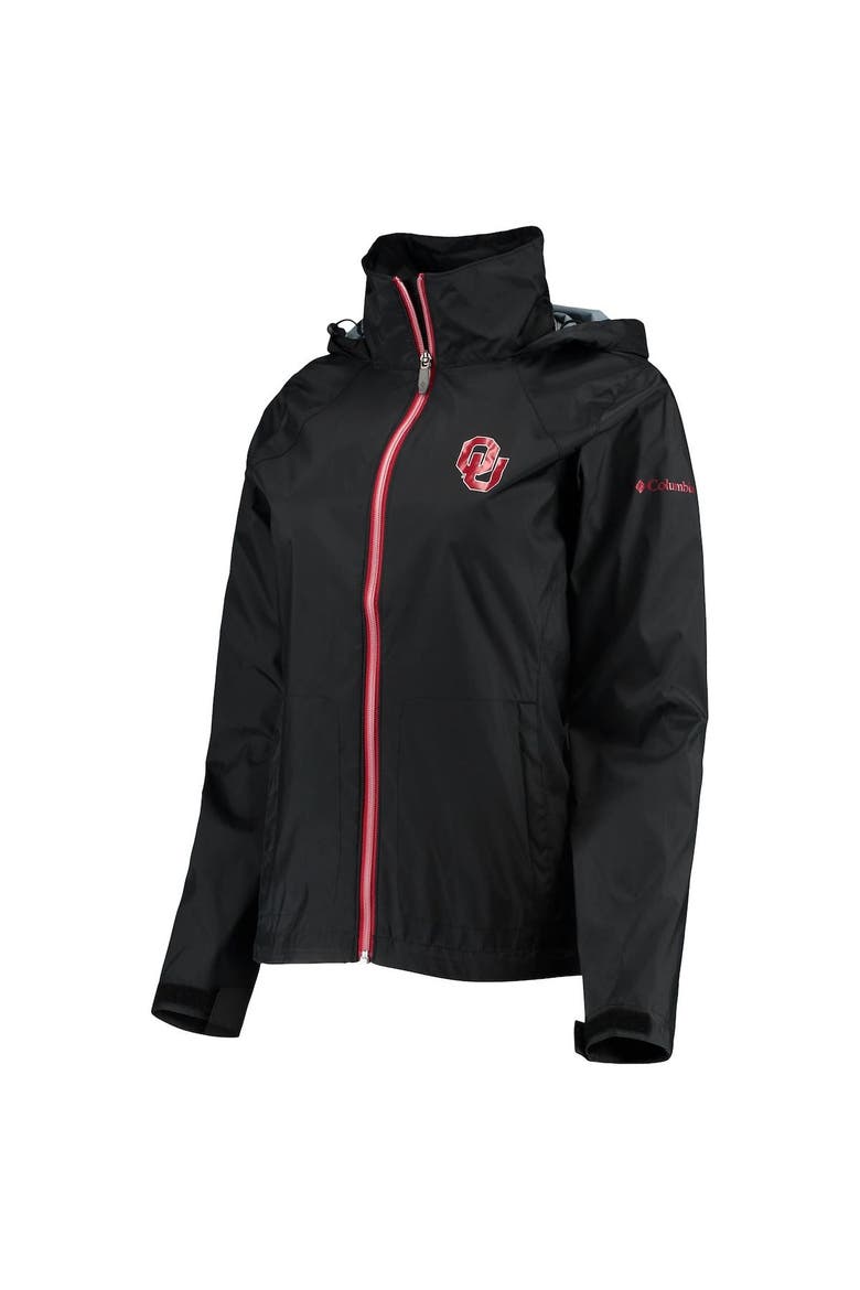 Women's Columbia Black Oklahoma Sooners Switchback Full-Zip Hoodie Jacket, Alternate, color, Black