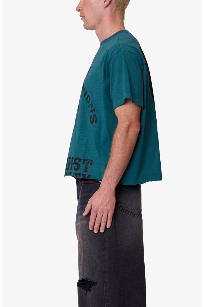 Wickhurst Cutoff Graphic T-Shirt, Alternate, color, TEAL