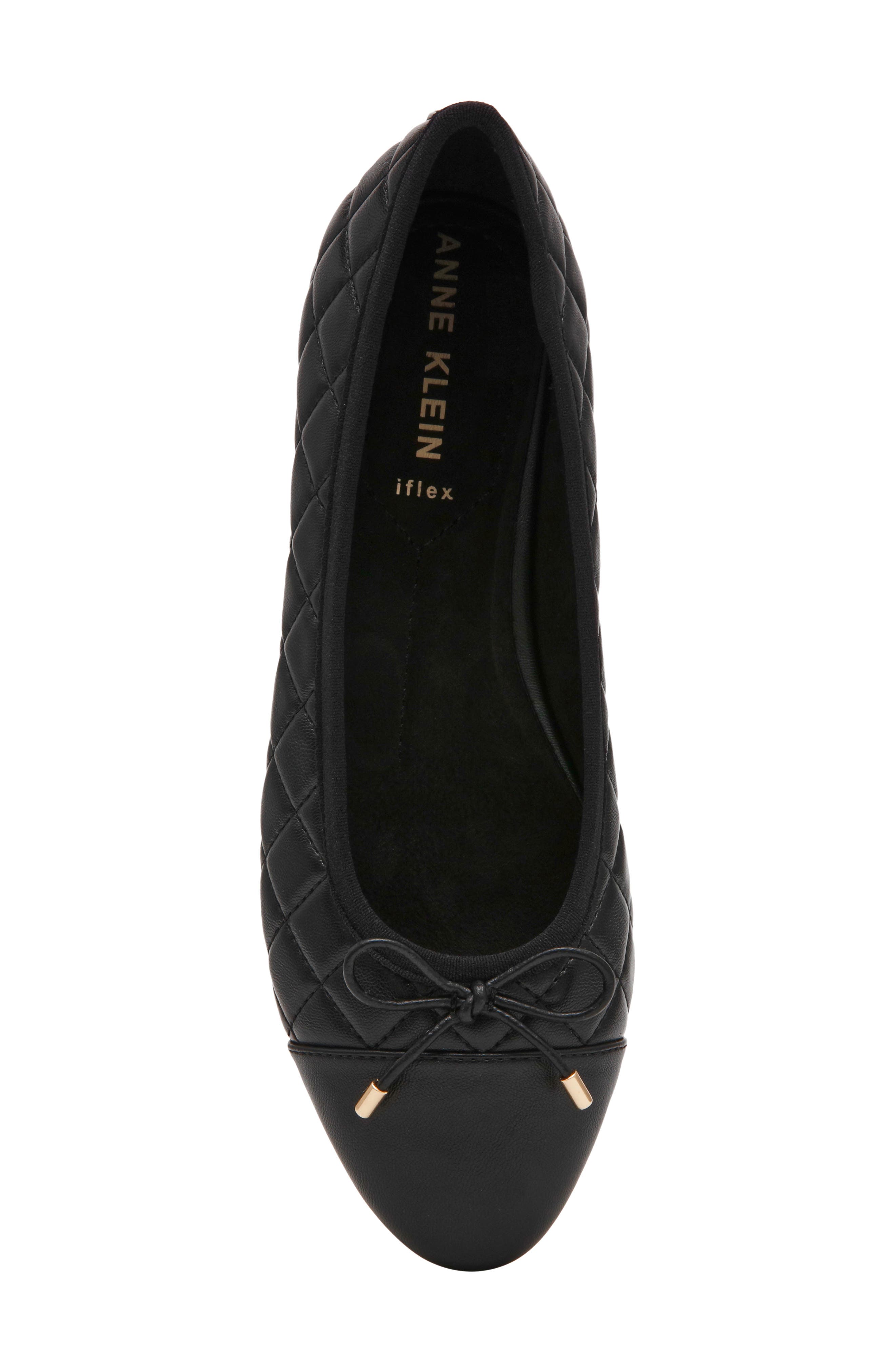 Divine Cap Toe Pump, Alternate, color, BLACK QUILTED