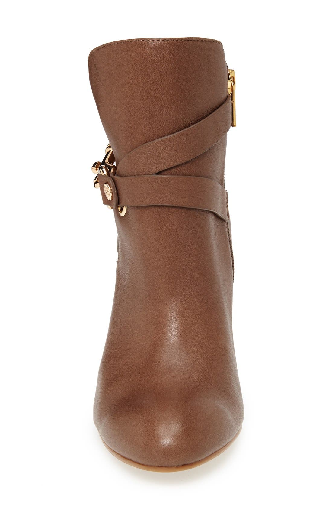 'Colleen' Leather Bootie, Alternate, color, PLOVER GREY