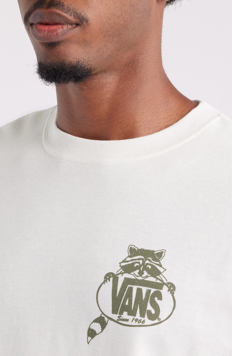 Vans Stay Trashy Cotton Graphic T-Shirt, Alternate, color, Marshmallow