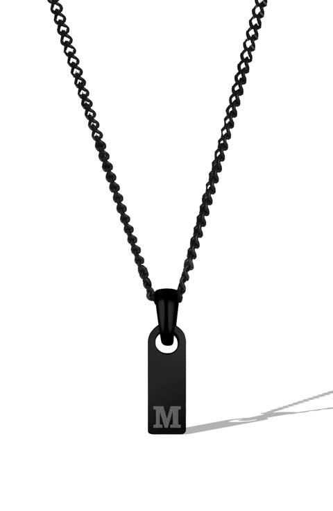 Initial Tag Necklace