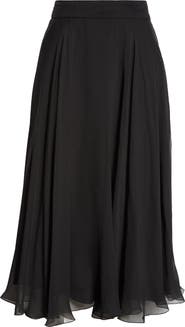 Dolce&Gabbana Silk Chiffon Circle Skirt